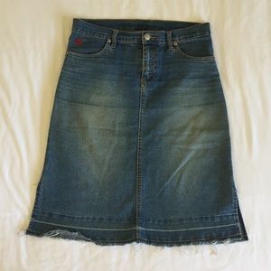 Billabong denim skirt